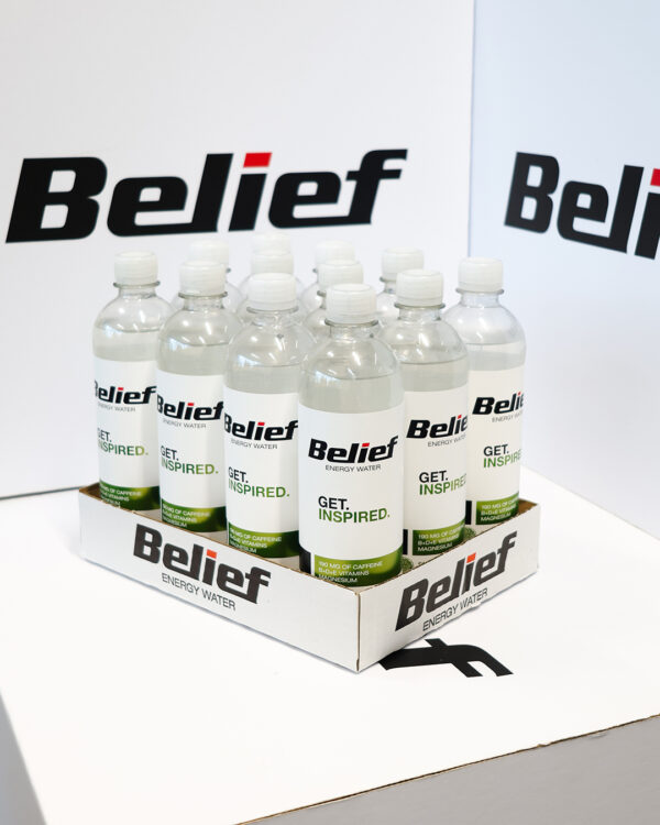 belief energy water, caffeine water