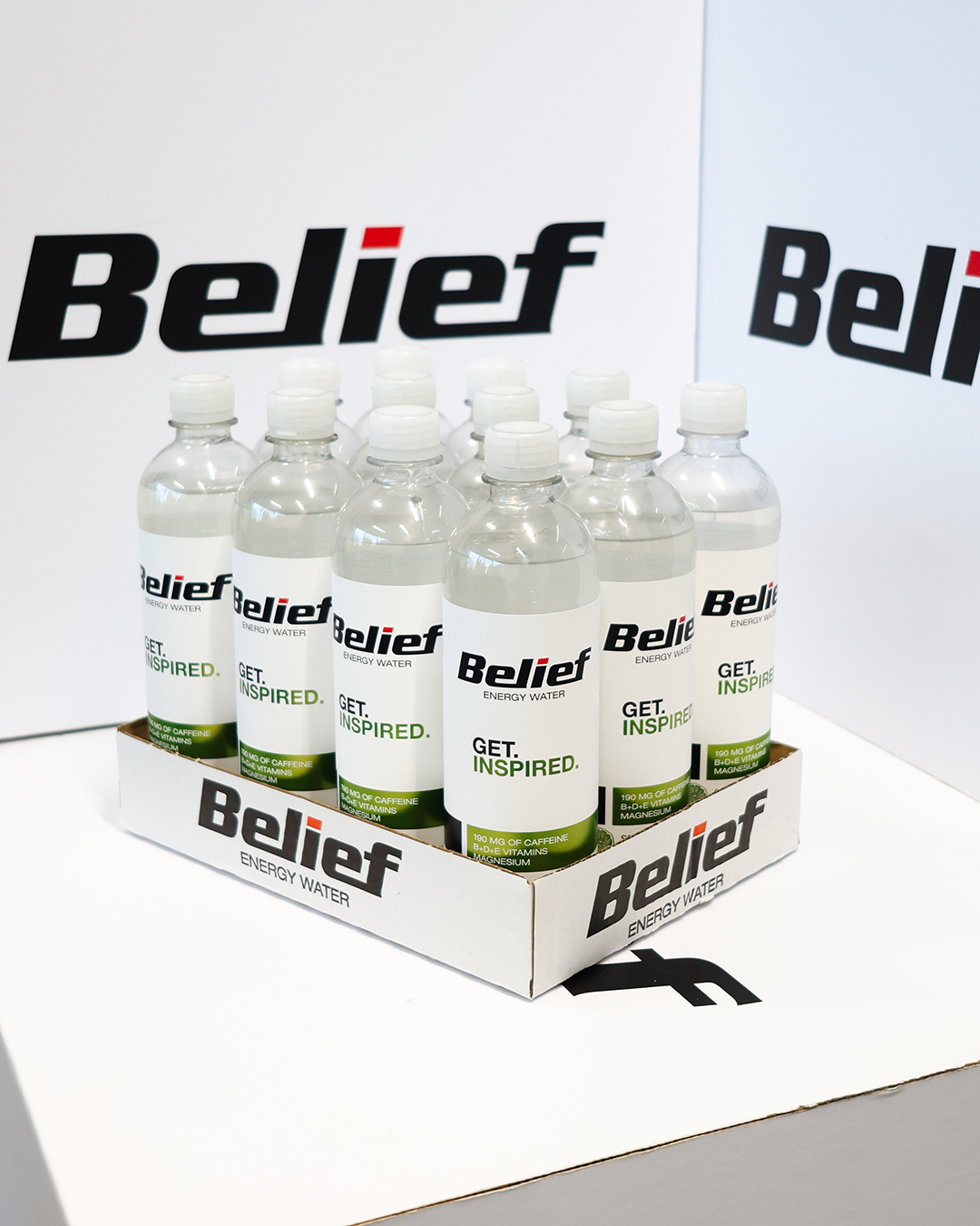 belief energy water, caffeine water