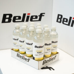 Belief tsitrusemaitseline ilma kofeiinita madala kalorsusega jook 12tk x 0,53l